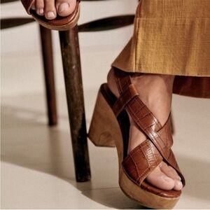 Sézane Elsa Clogs rare NWT